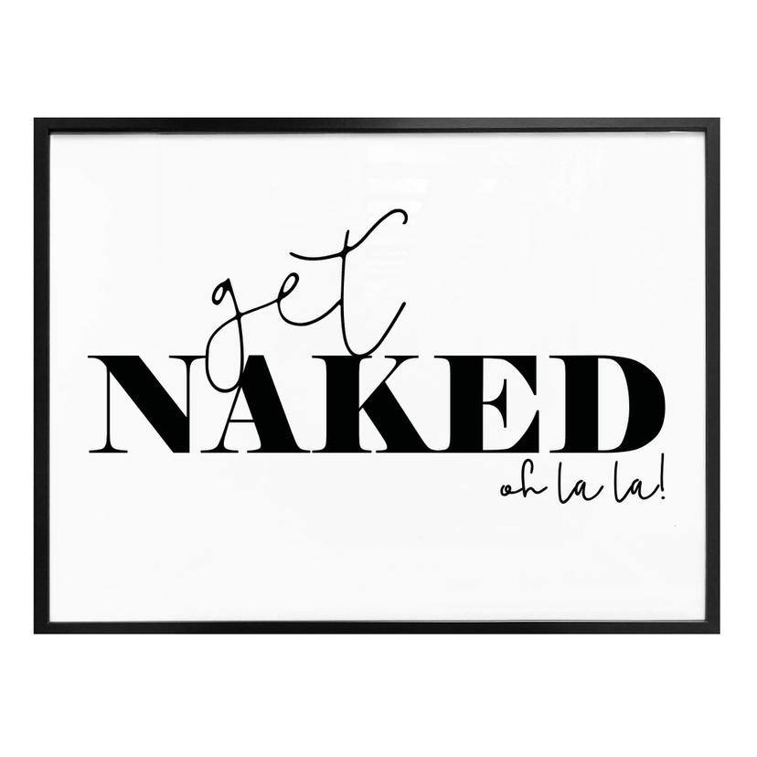 Plakat - Get Naked