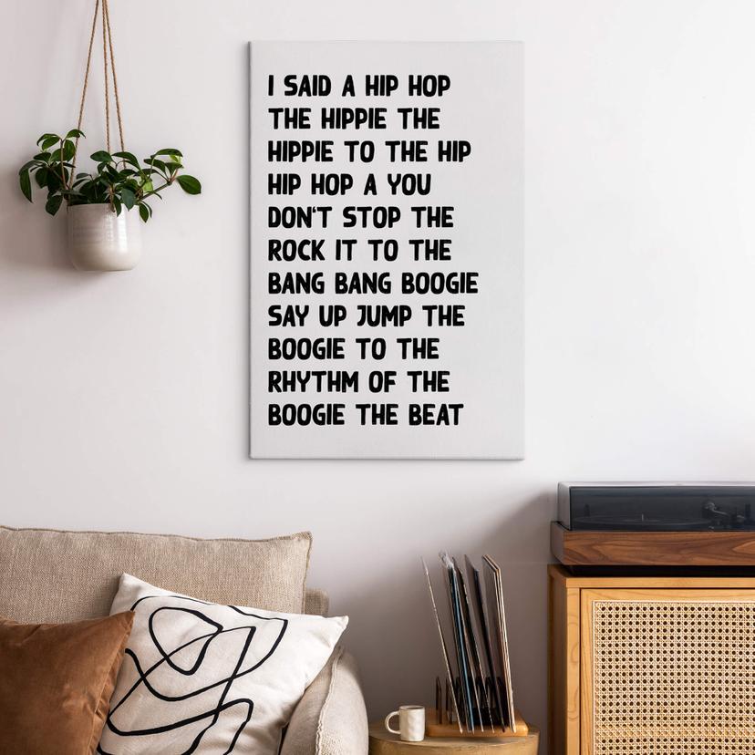 Canvas I said a Hip Hop