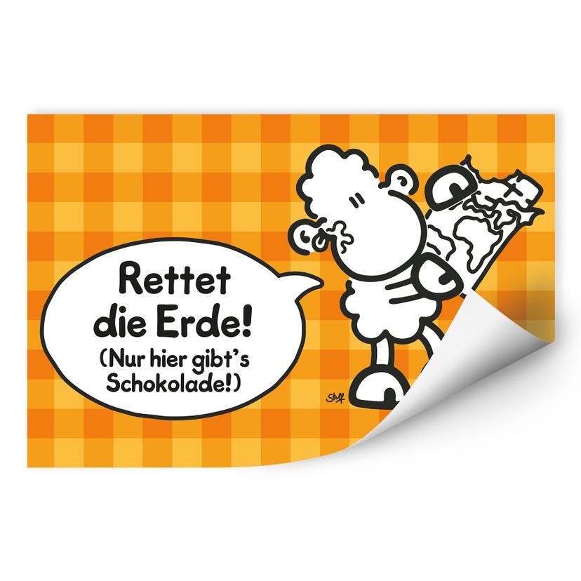 Wallprint W - sheepworld Worthelden Schokolade