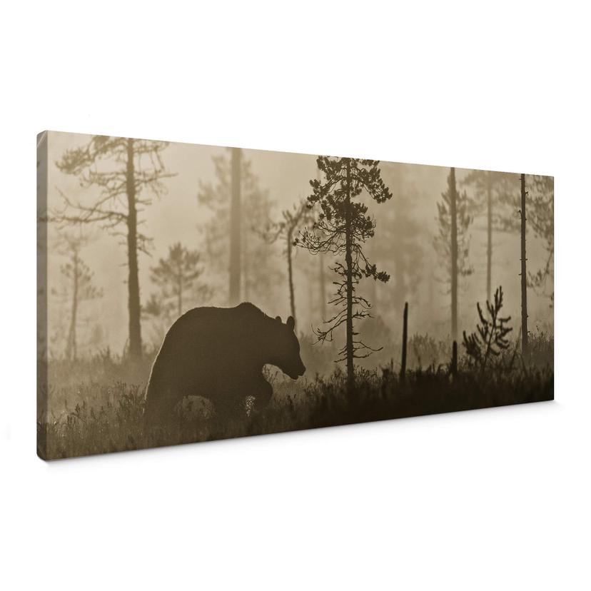 Canvasbillede - Ove Linde - Morning Fog - Panorama