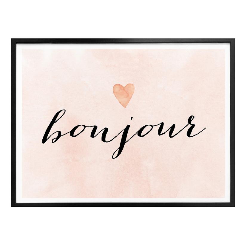 Póster Confetti & Cream - Bonjour
