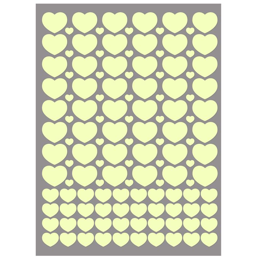 Adesivi murali luminosi - Cuore