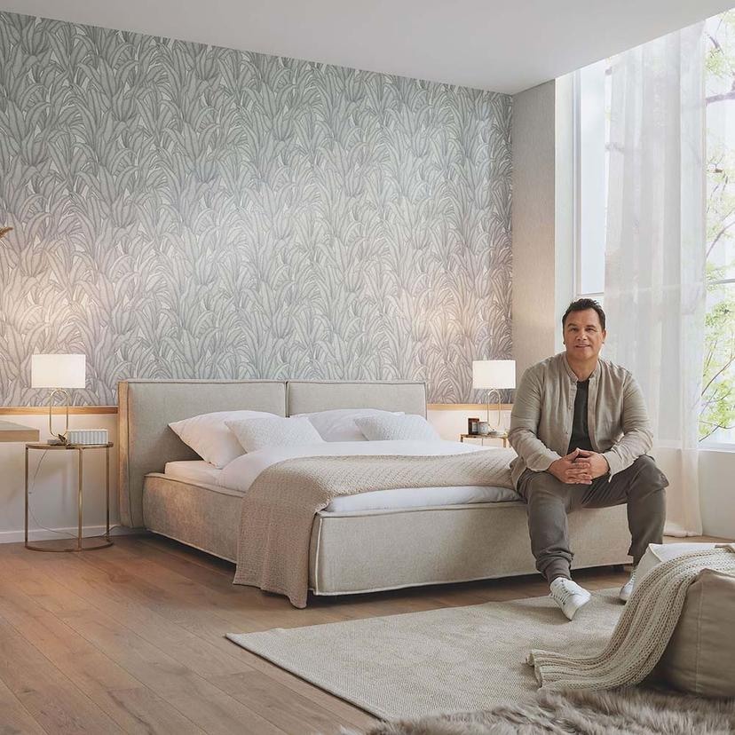 rank wallpaper, wallpaper sheet Fashion for Walls 4 af Guido Maria Kretschmer silver
