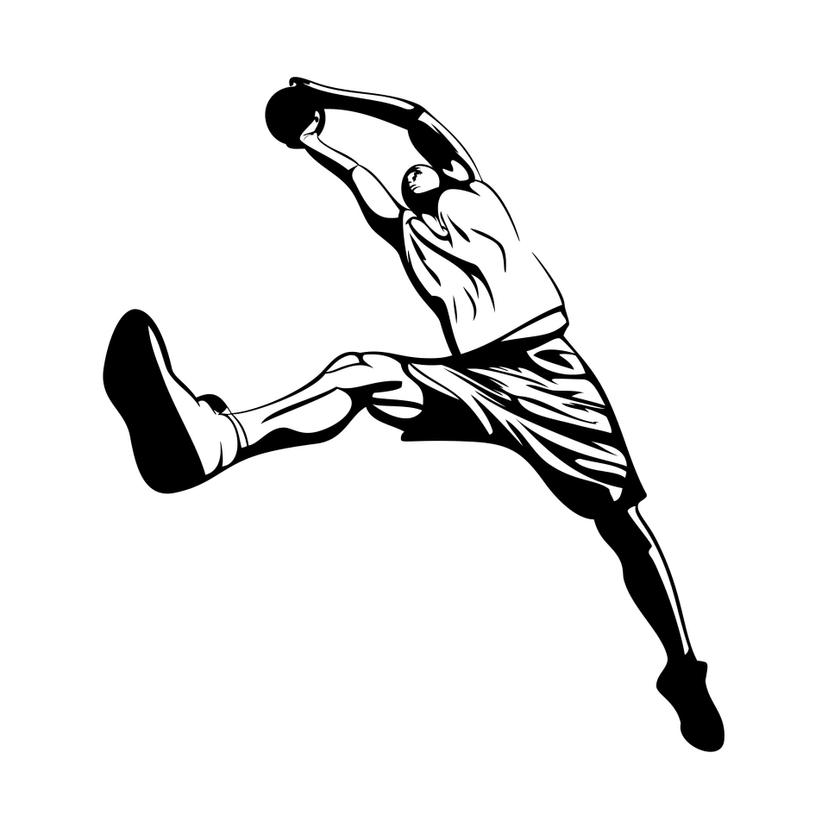 Sticker mural - Basketball 10