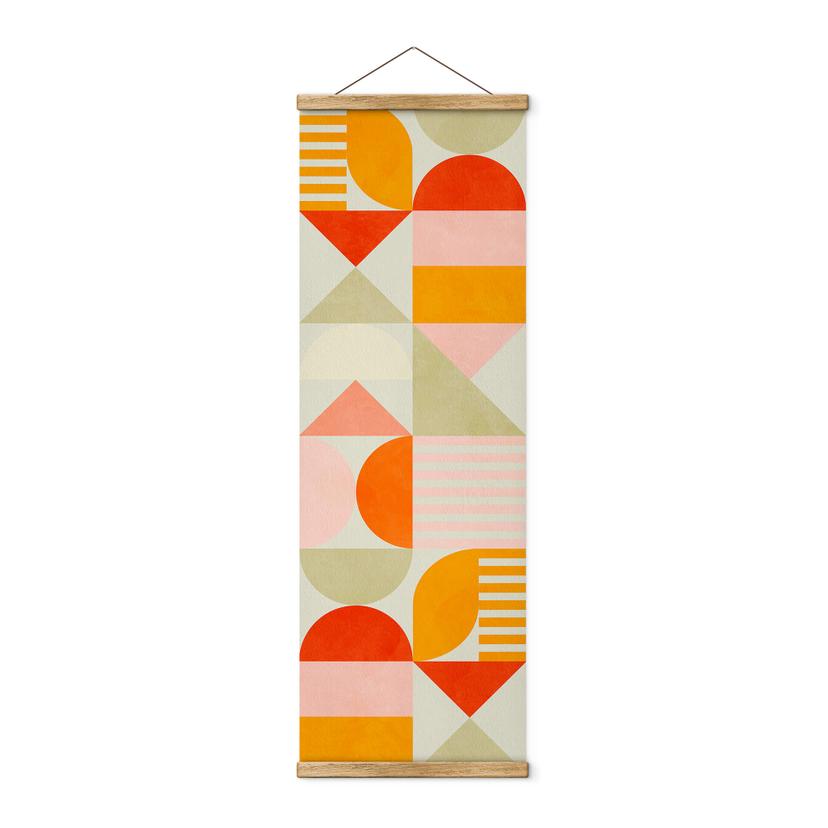 Tekstil plakat Bré - Bauhaus Fun Pastel