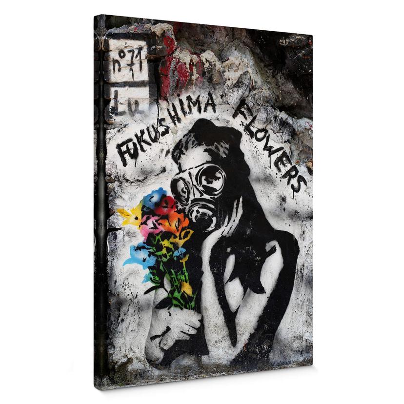 Canvas Fukushima Flowers