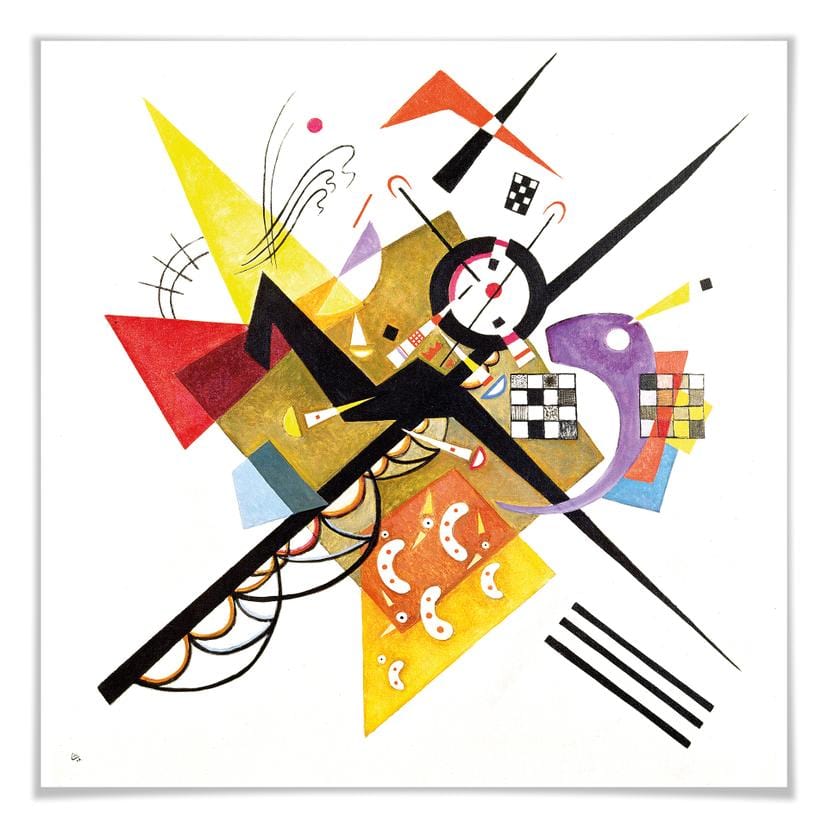 Poster Kandinsky – Op Wit II