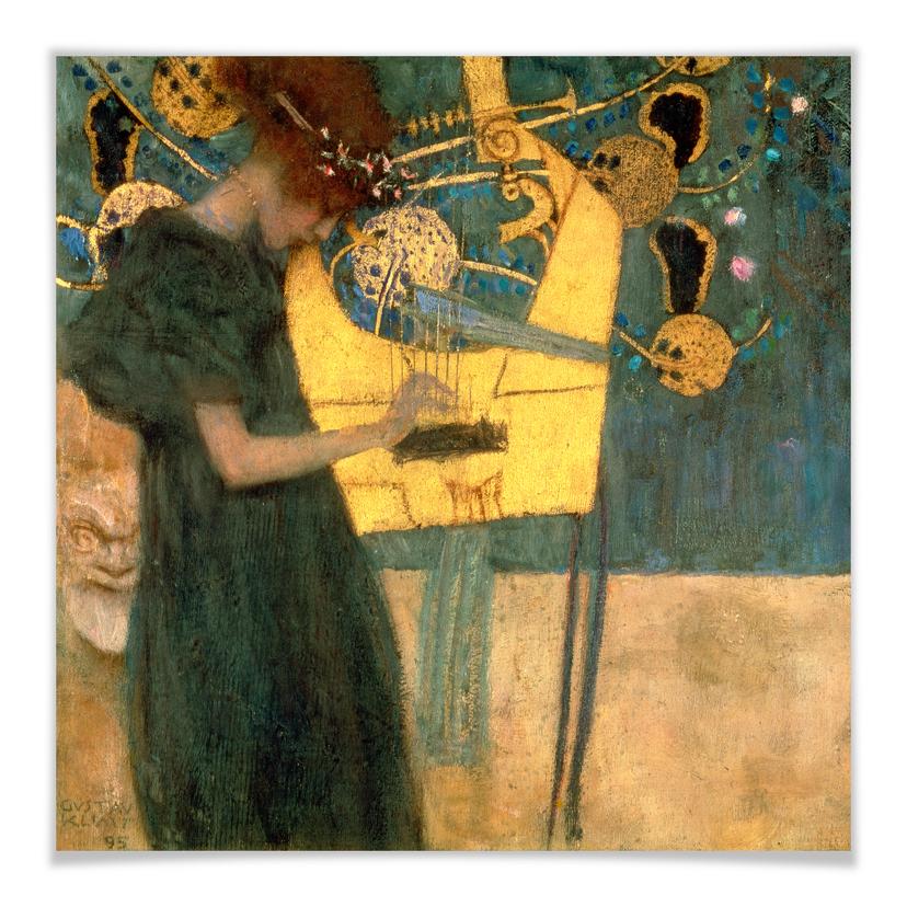 Póster Klimt - La Música