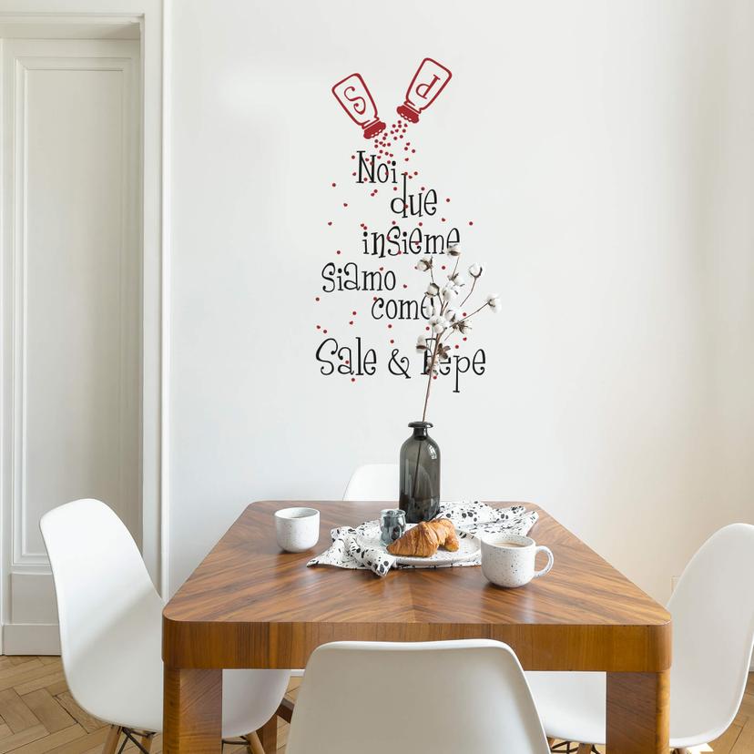 Sticker mural Sale & Pepe (2 couleurs)
