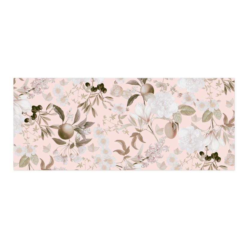 Rivestimento cucina autoadesivo con illustrazione boho con fiori e frutta - UN Designs