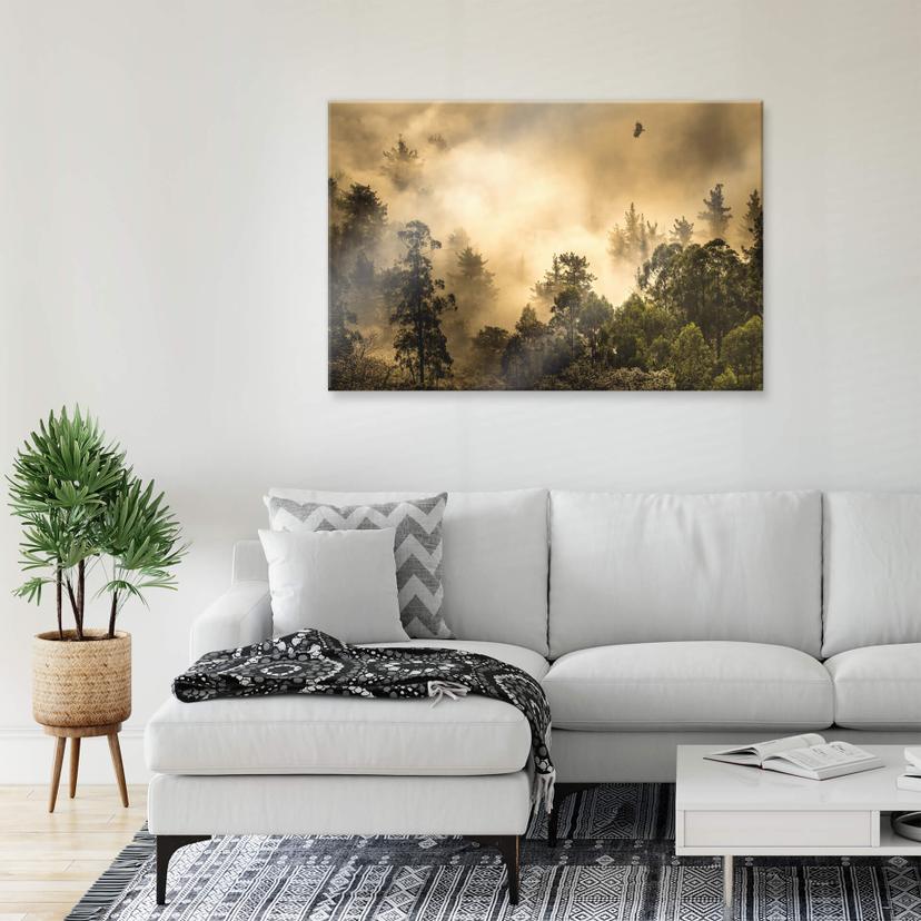 Tableau en verre acrylique Cuadrado - Clouds of Light