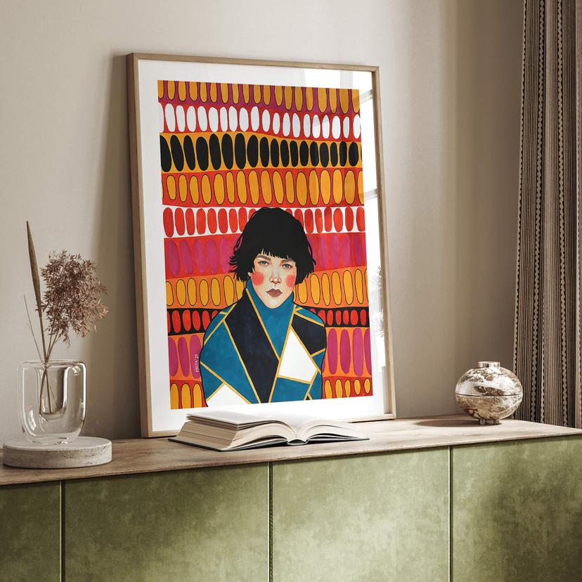 Poster Retro Woman - Hülya