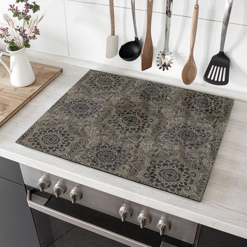 Piastra coprifornello Mandala Boho oro antico - Bloomery Decor