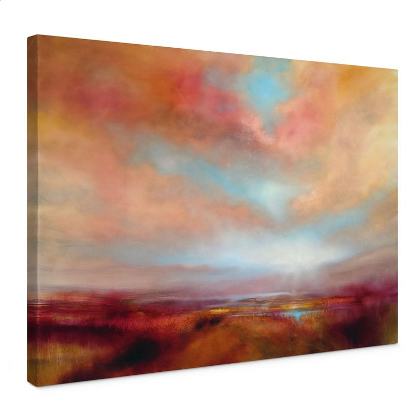 Canvasbillede Lysende mark i sollyset - Schmucker