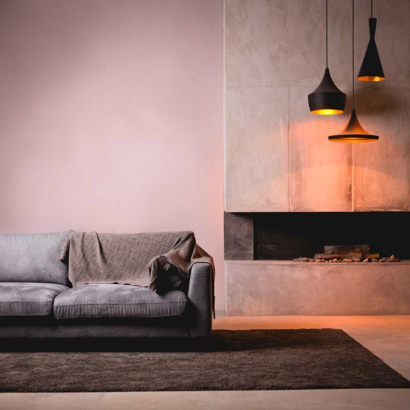 Tekstureret lys beige - fleecetapet med et fint hørlook