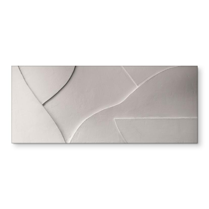 Alzatina da cucina Strutture astratte in morbido beige - Böhmer