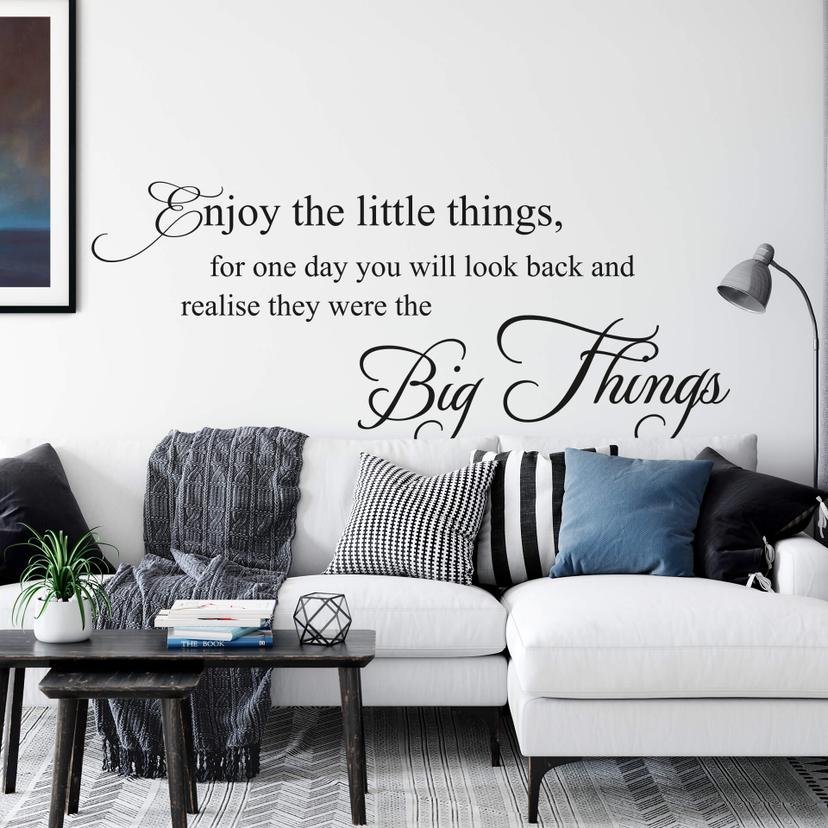 Sticker mural - Enjoy the little things... 1
