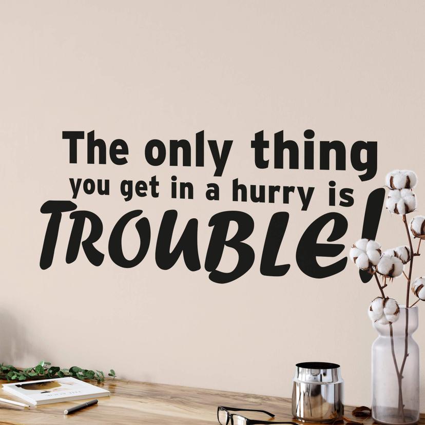Sticker mural - The Only Thing