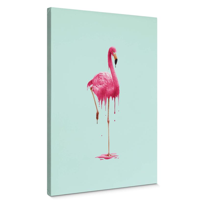 Cuadro Lienzo Loose - Melting Flamingo