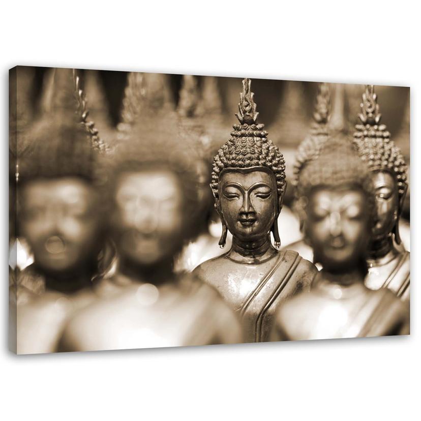 Canvasbillede, Buddha brun Zen