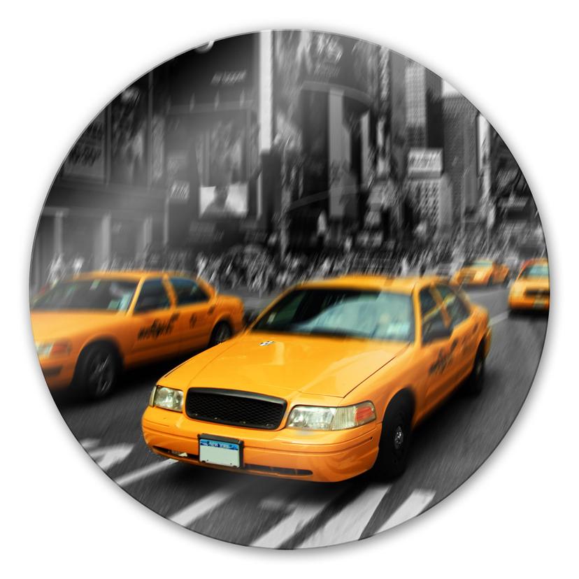 Stampa su vetro Taxi di New York