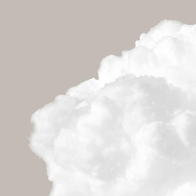Carta da parati Clouds Clouds2 in grigio bianco - Carta da parati in tessuto non tessuto Designwalls