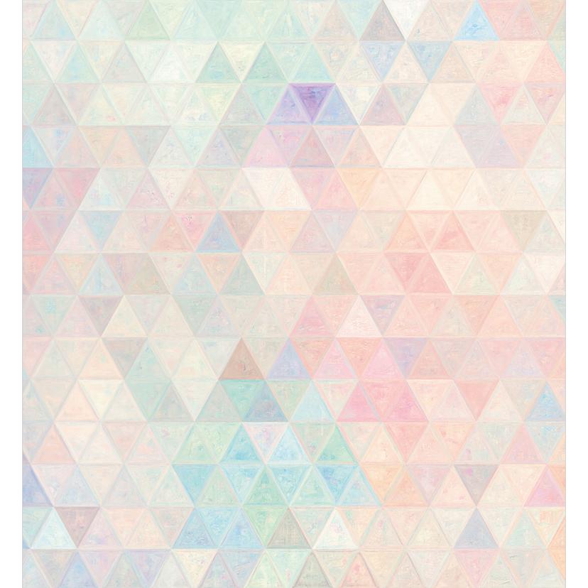 Fotomurale Triangoli colorati a mosaico - Jaszke