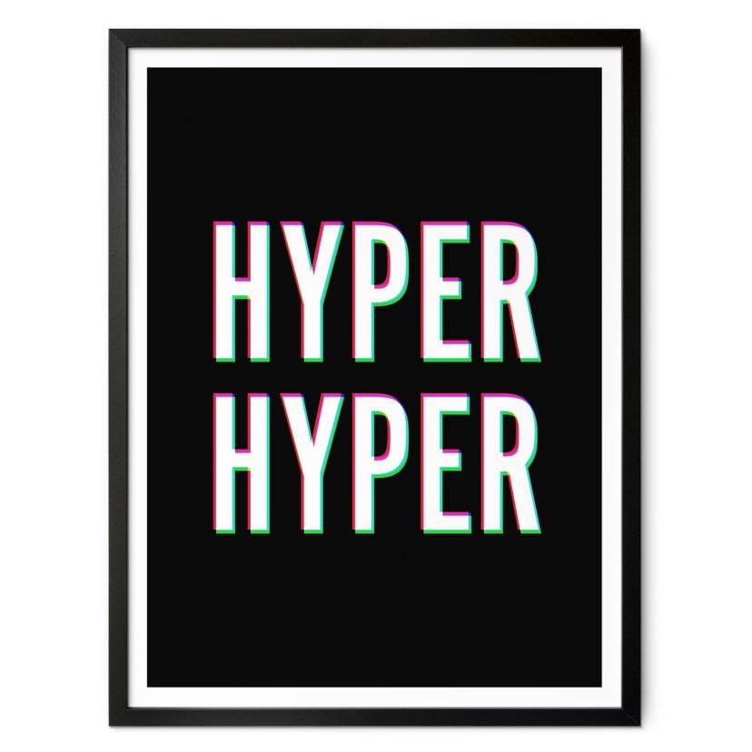 Plakat Hyper Hyper - Glitch Effect