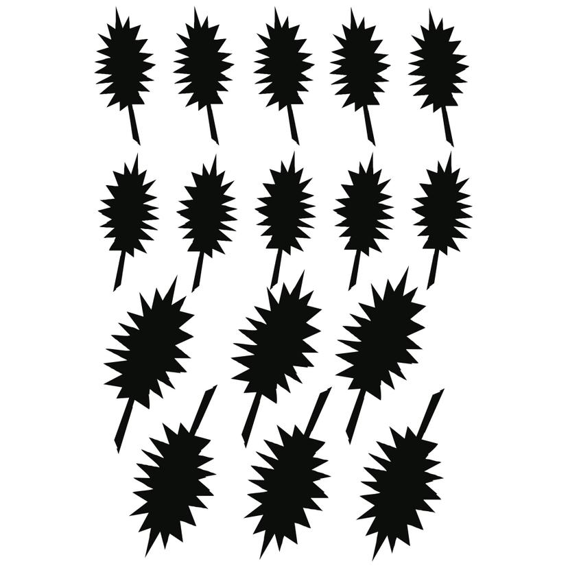 Sticker mural - Set Feuilles #05