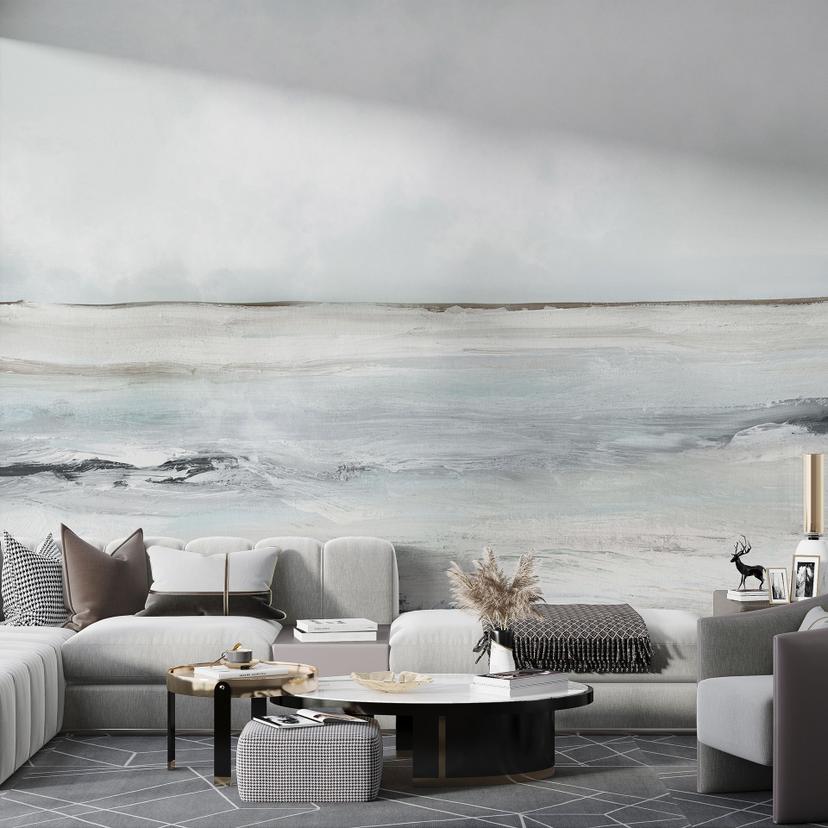Fototapet Bølger ved Sandy Bay - Hobday
