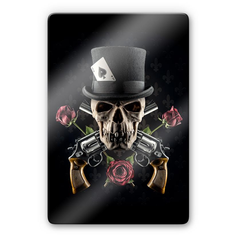 Tableau sur verre Damstén - Guns and Roses