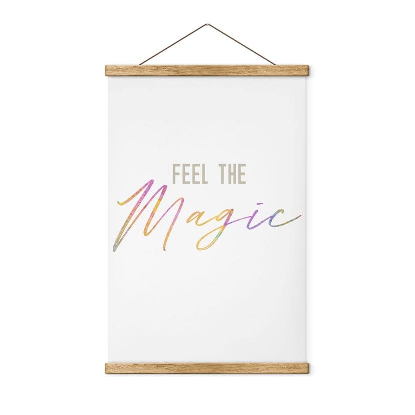 Affiche textile Feel the magic