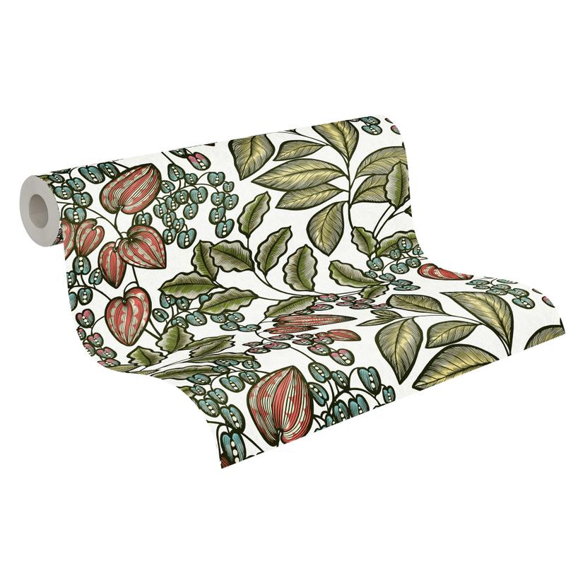 Architects Paper Floral Impression - Papier peint intissé fleuris, multicolore