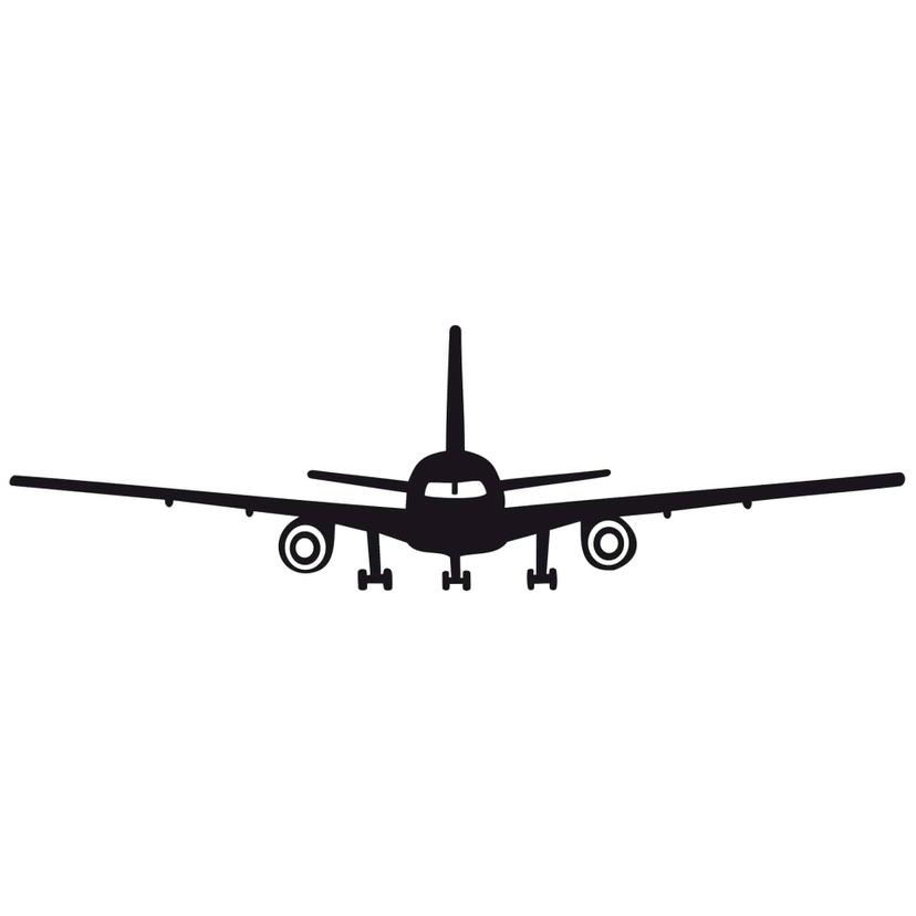 Adesivo murale - Airbus pronto al decollo