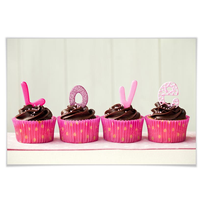 Poster - Lovely Cupcakes
