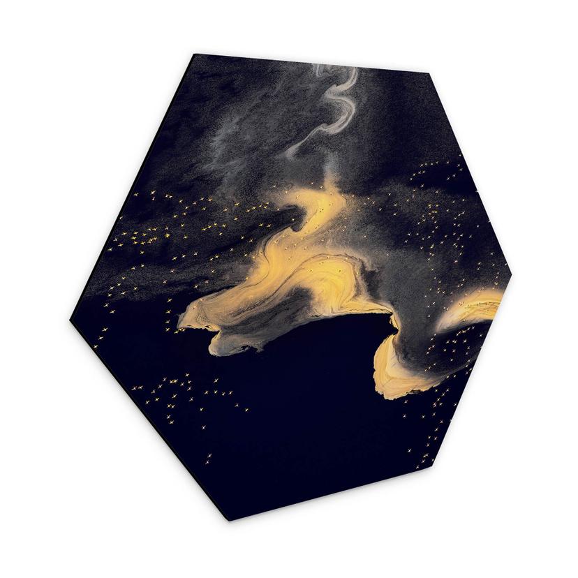 Hexagon Dibond Chang - Lake Natron