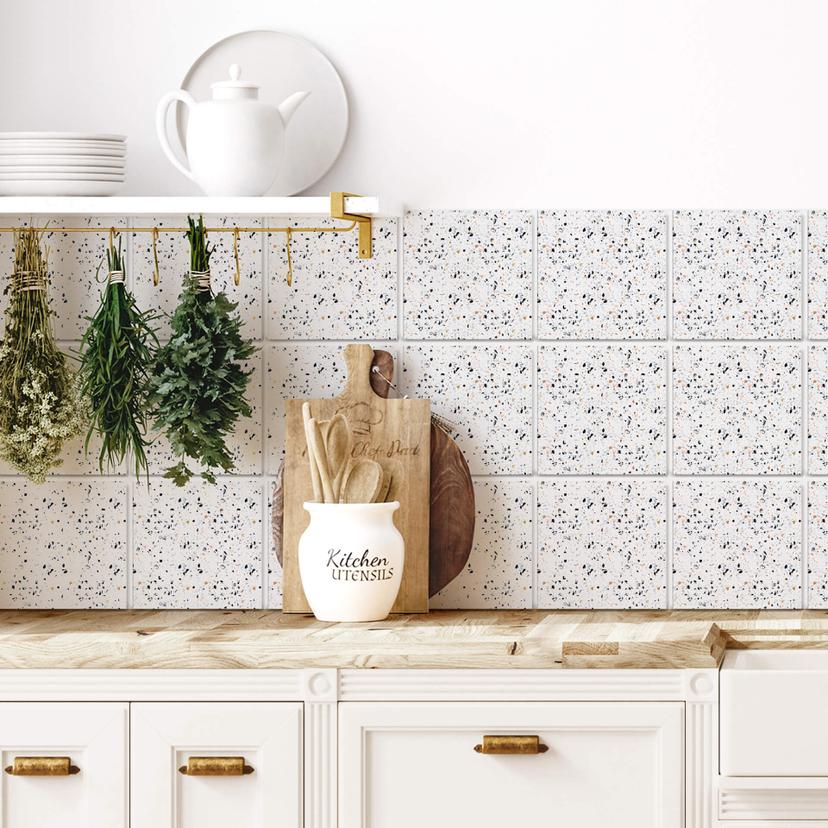 Adesivi piastrelle Terrazzo - Set 12 pz.