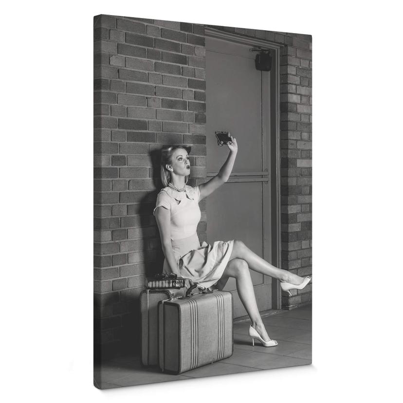 Canvasbillede - Woodforth - Oldfashioned selfie