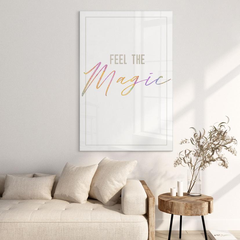 Stampa su vetro acrilico Feel the magic