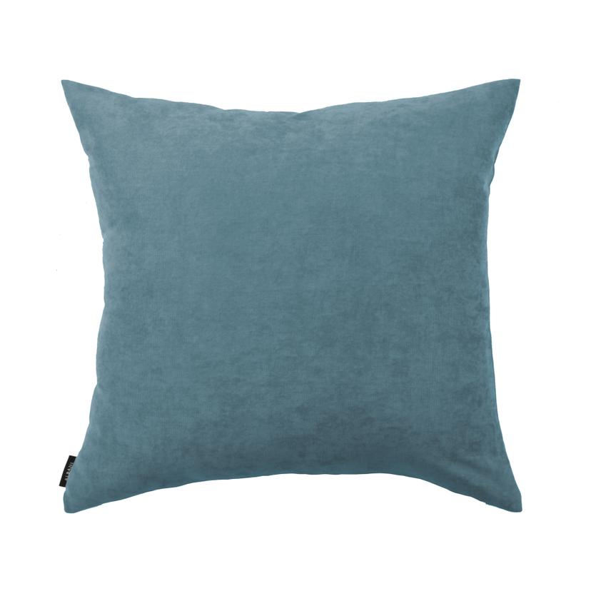 Uni Kissenhülle in rauchblau in 40x40 cm
