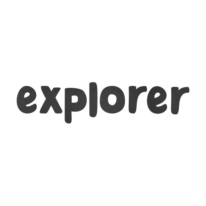 Décoration en bois MDF Explorer