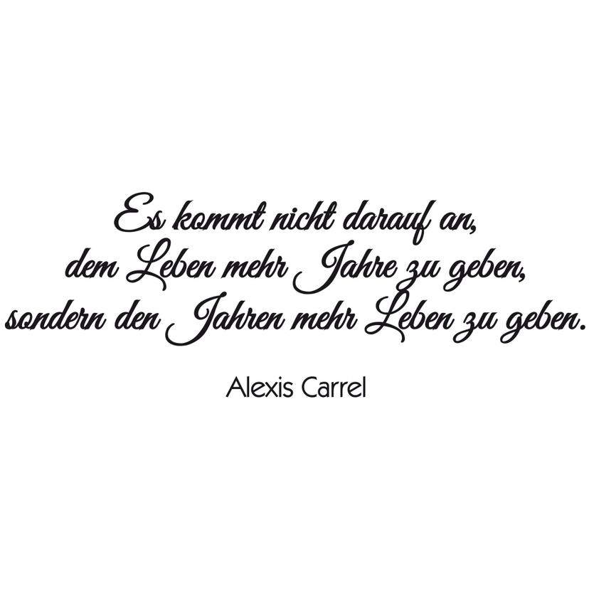 Wandtattoo Es kommt nicht darauf an...