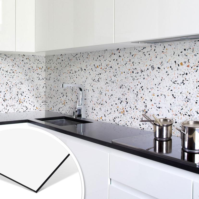 Küchenrückwand - Alu-Dibond - Terrazzo
