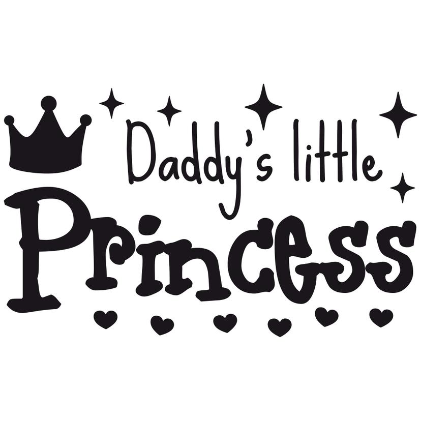 Wandtattoo Daddy's little Princess