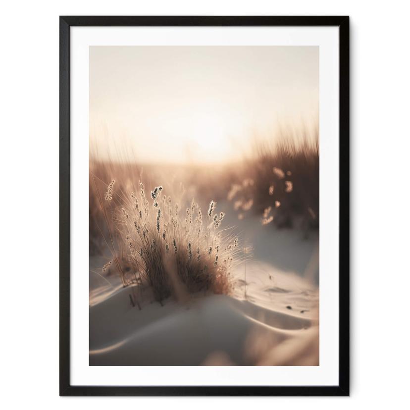 Plakat Treechild - solnedgang over klitterne