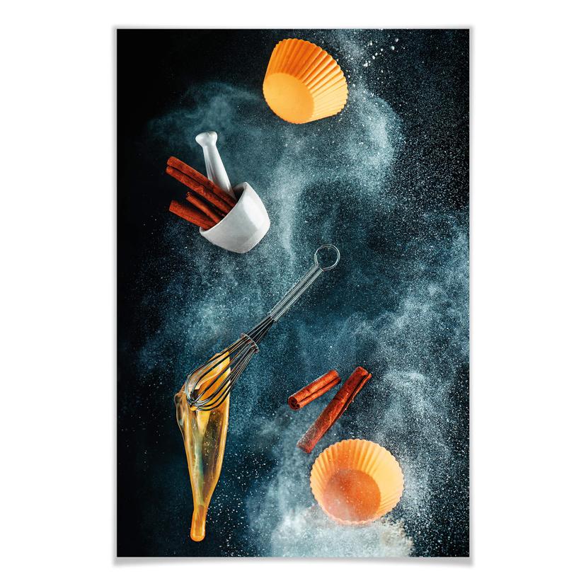 Poster Belenko - Kitchen mess: cinnamon cupcake