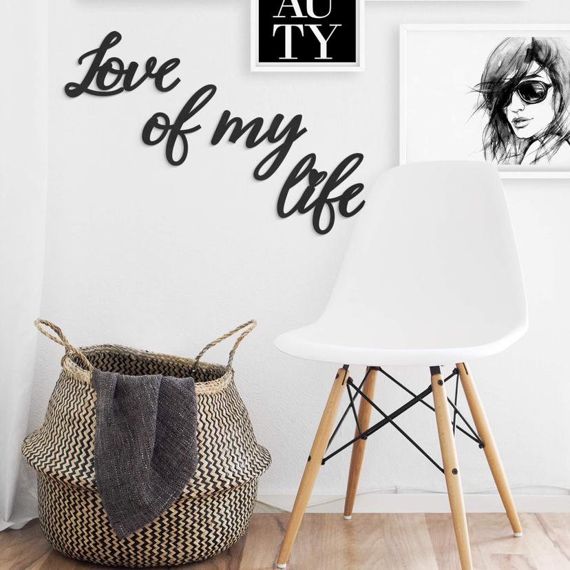 MDF - Trædekoration -  Love of my life