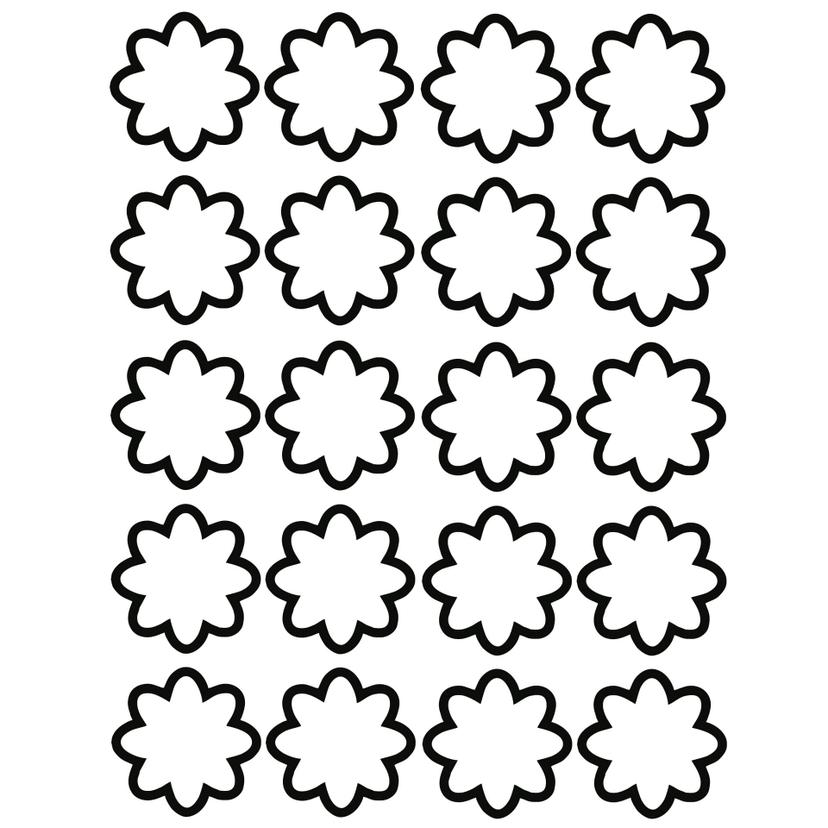 Sticker mural - Set Fleurs #01