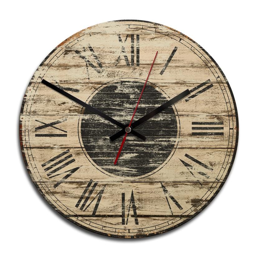 Horloge murale en bois - Vintage 01