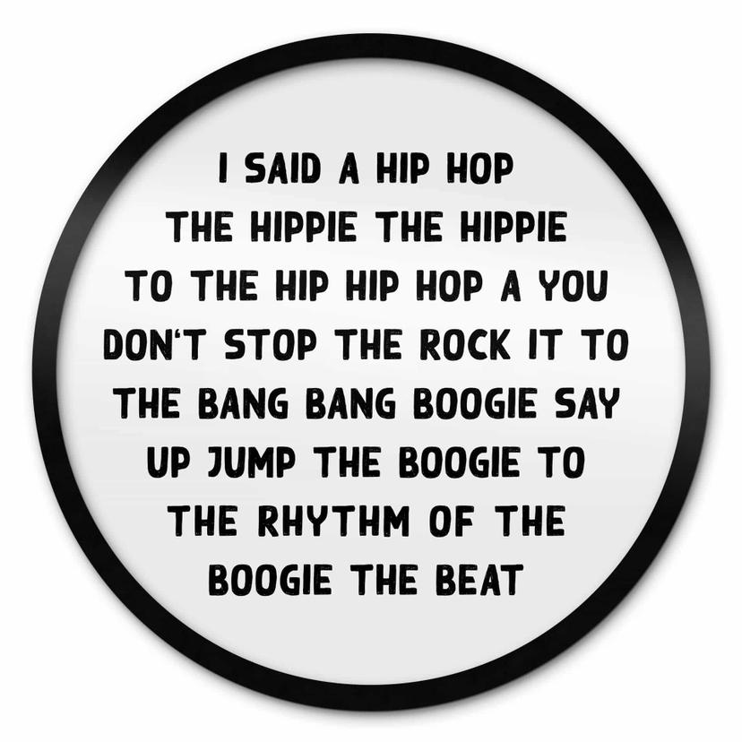 Póster dije un hip hop - Ronda